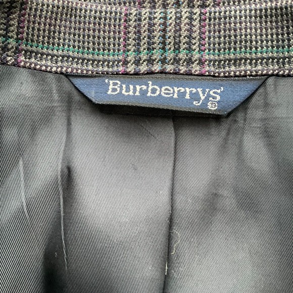 Vintage Burberrys Womens Jacket nordstrom tailored Wool Blazer Union Made in USA - Picture 9 of 13
